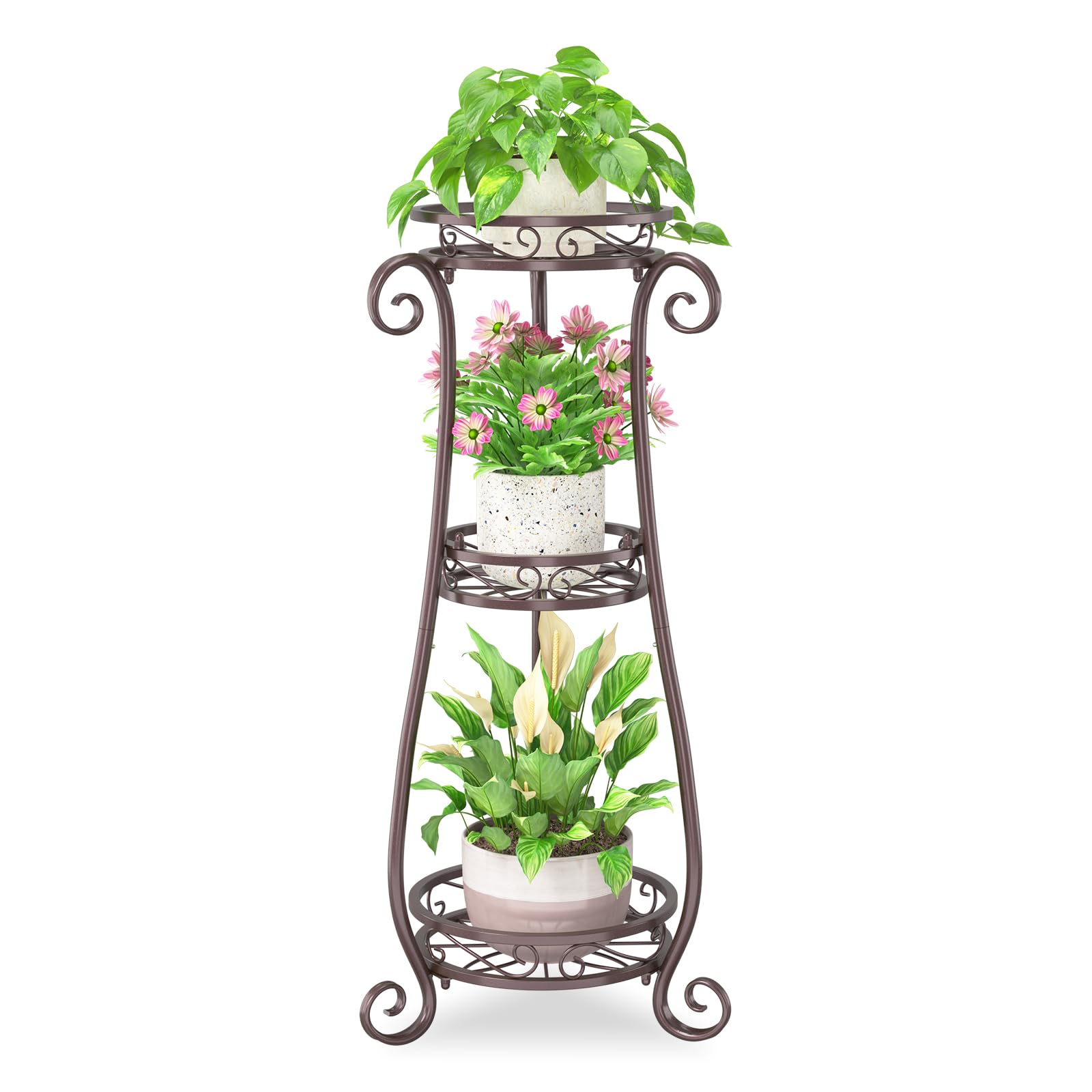 iDavosic.ly 3 Tier Metal Plant Stand