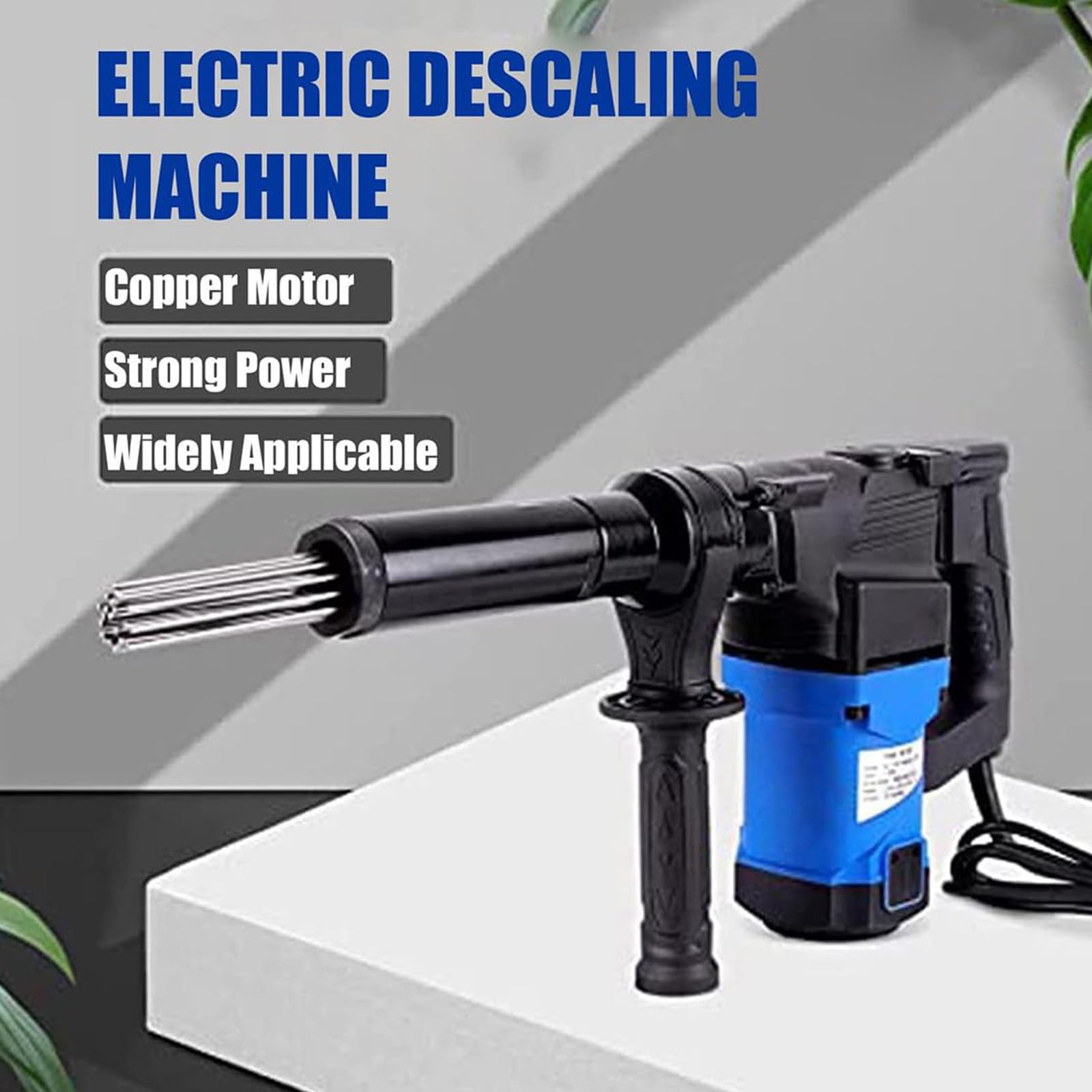 Herramienta Para Quitar ÓXido, Raspador De Agujas EléCtrico De Alta Potencia De 1100W, Raspador De Agujas De Grado Industrial, Para Quitar ÓXido, Escoria De Soldadura Y Pintura,110v