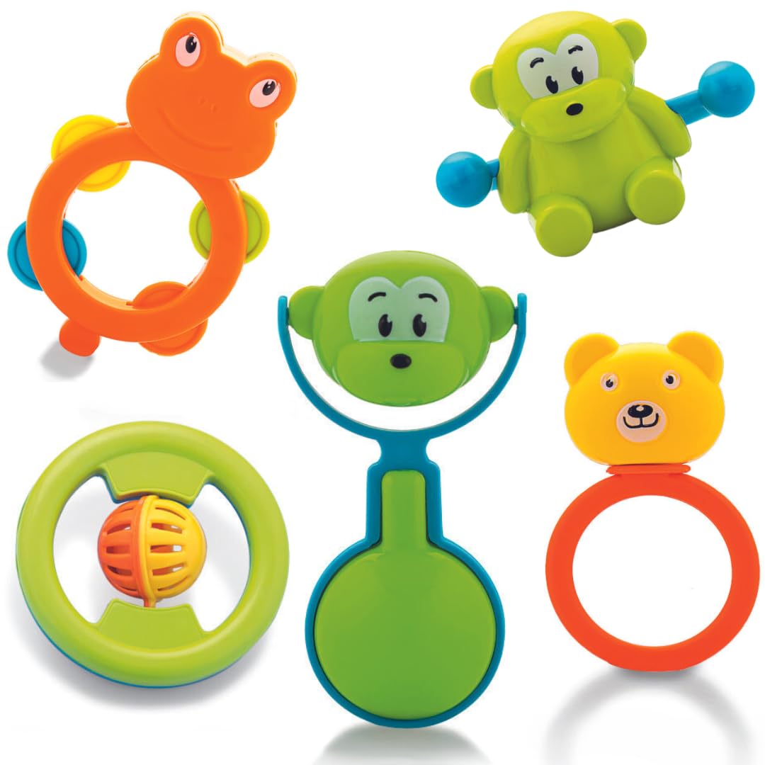 Buy Storio Baby Toys Rattles and Teethers Set for New Born Babies Toddler Infants & Children 5