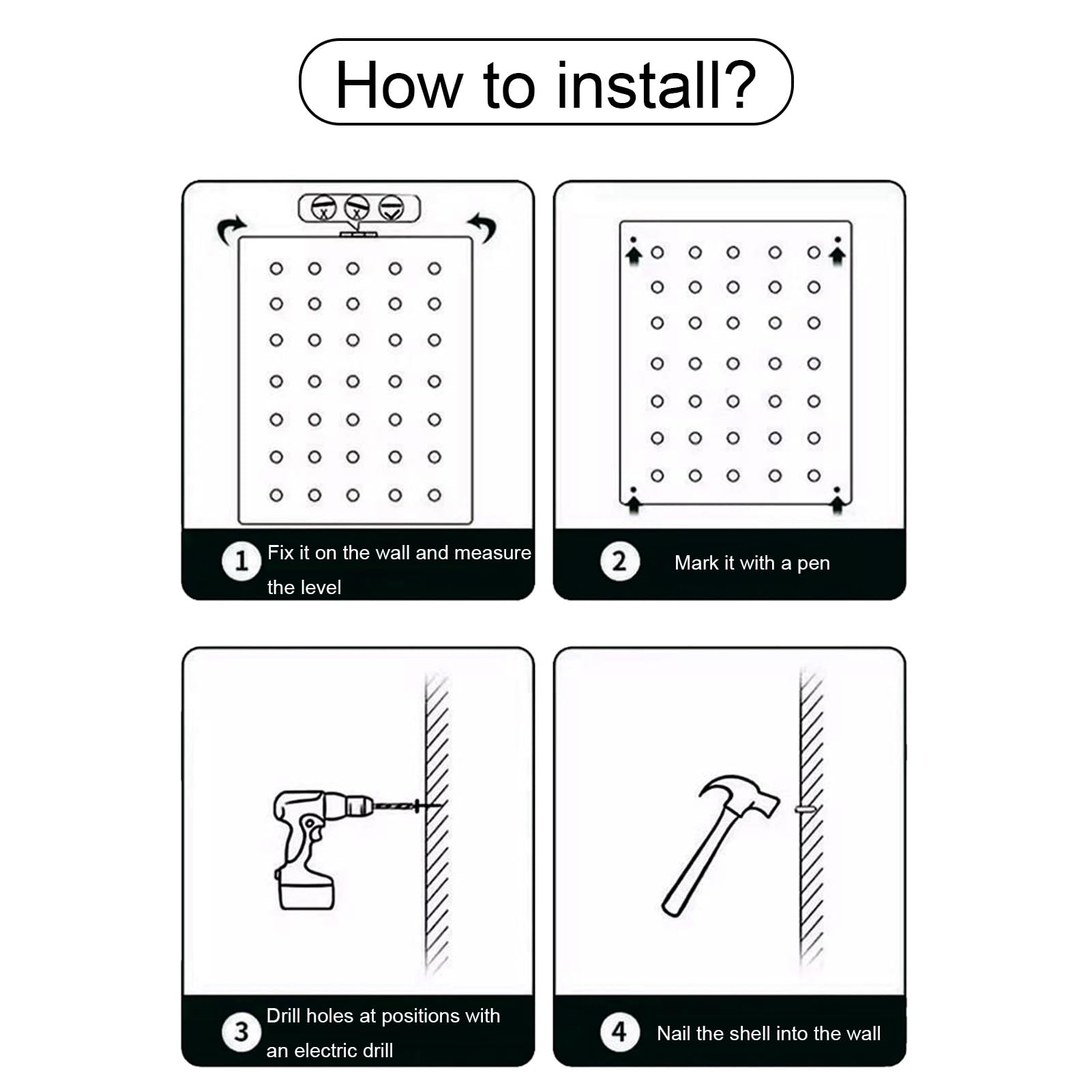 Regulowany drewniany pegboard, narzędzie do samodzielnego wykonania, panele do przechowywania i ekspozycji, perforowany stojak ścienny z haczykami, dekoracyjny zielony pegboard do kuchni i garażu (60