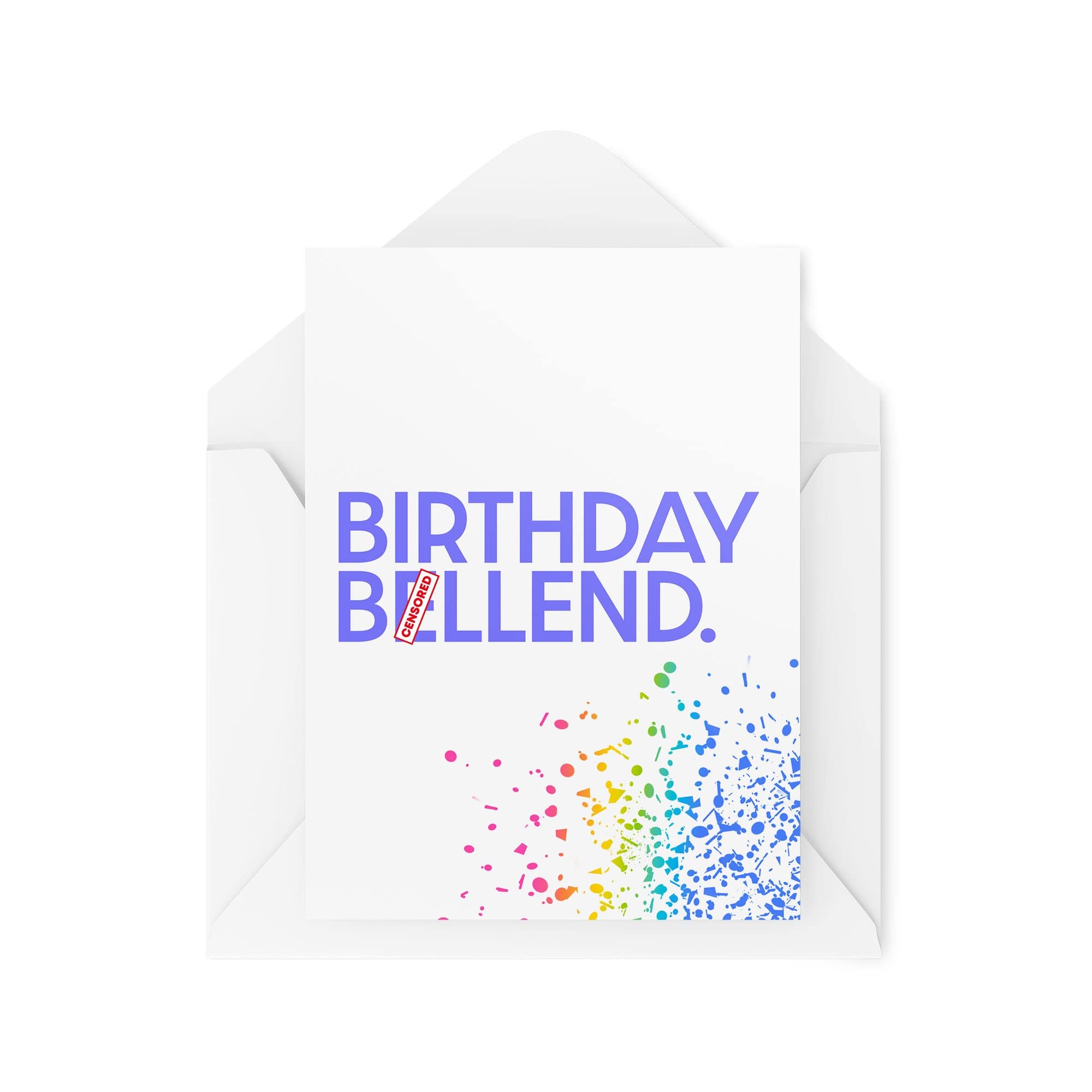 Funny Birthday Cards - Birthday B*llend - Colleague Banter Cards For Him Cheeky Cards Office Cards - CBH1605