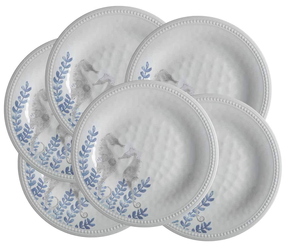 Marine Business Harmony Paradise Set of 6 Large Flat Dinner Plates 27 cm