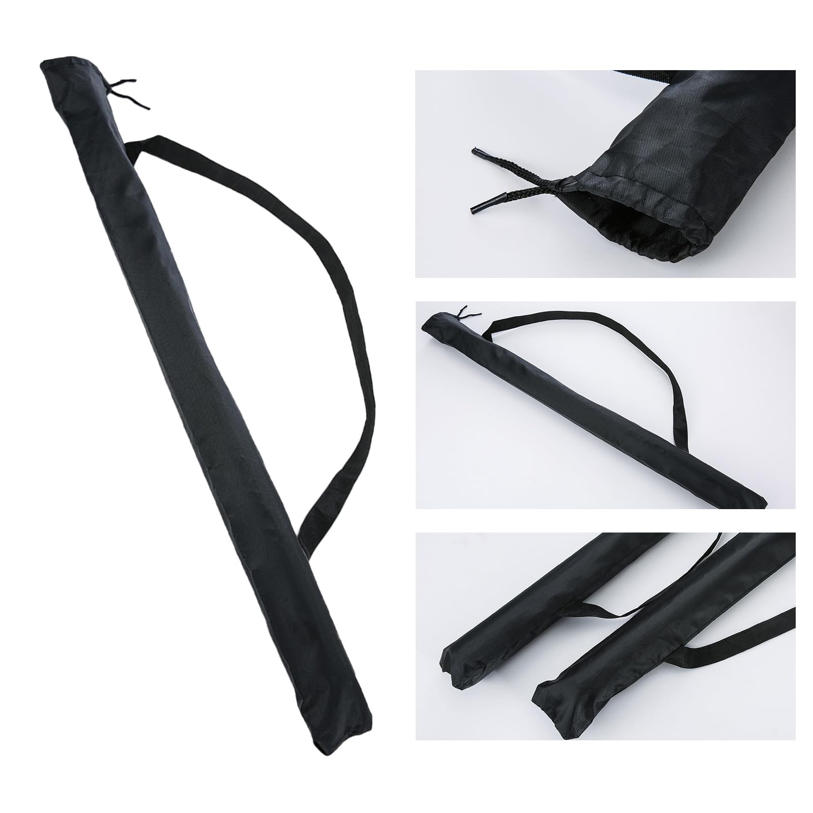 Funda protectora para bate de béisbol con correa para el hombro, almacenamiento profesional y cierre de cordón