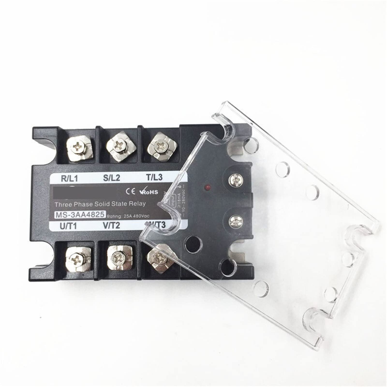 Relais à semi-conducteurs triphasé TSR-25AA SSR tension AC90-280V