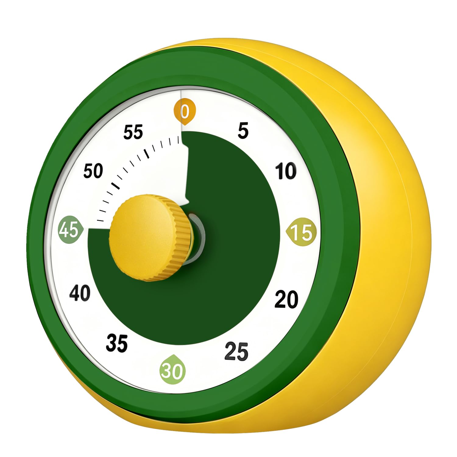 Visual Timer, 60-Minute Visual Kitchen Timer Silent Countdown Clock with Battery Operated…