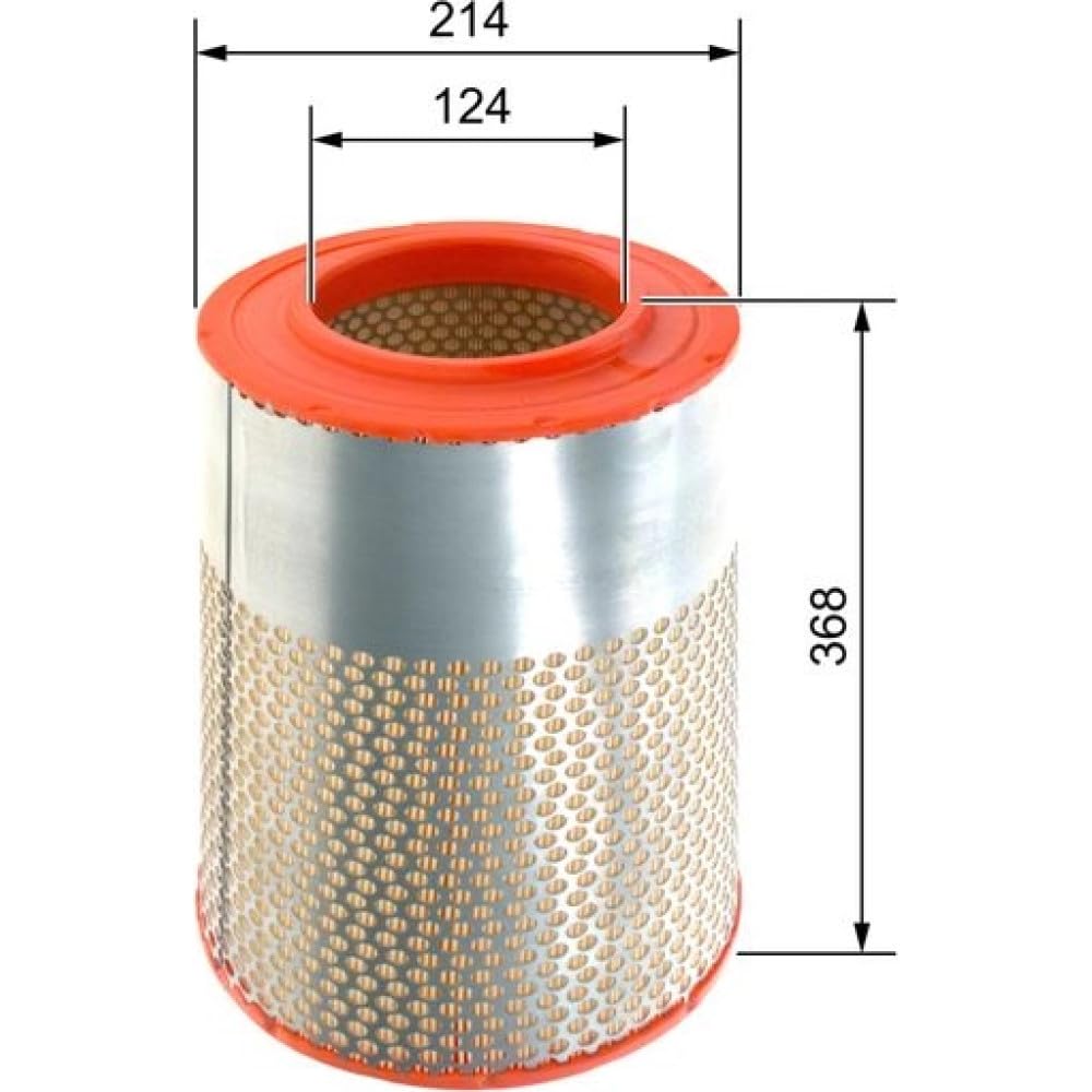 BOSCH F 026 400 591 Filtro de aire Cartucho filtrante Compatible con DAF 45