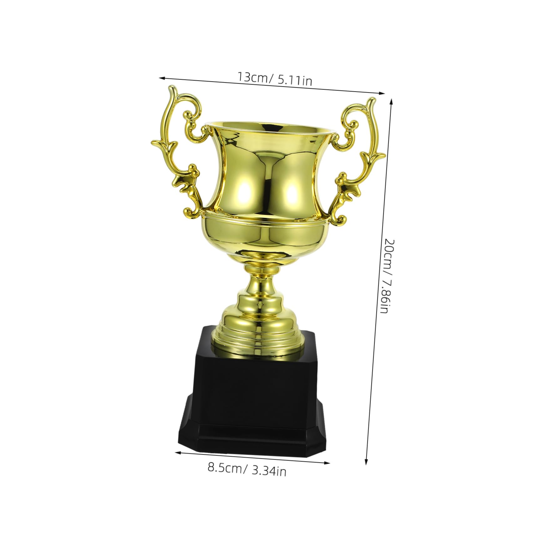 Gogogmee Intricate Craftsmanship Plastic Trophy Cup Student Award for School Competitions Party Trophy