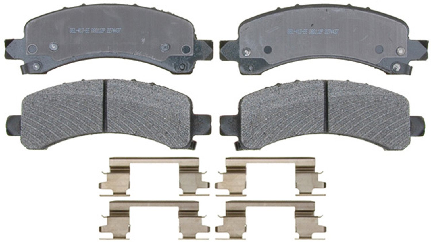 ACDelco Gold 17D974MH Semi-Metallic Rear Disc Brake Pad Set