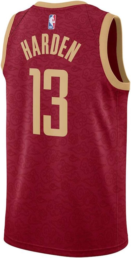 Harden Men's Rockets City Red 18/19 Swingman Jersey Shirt Size L