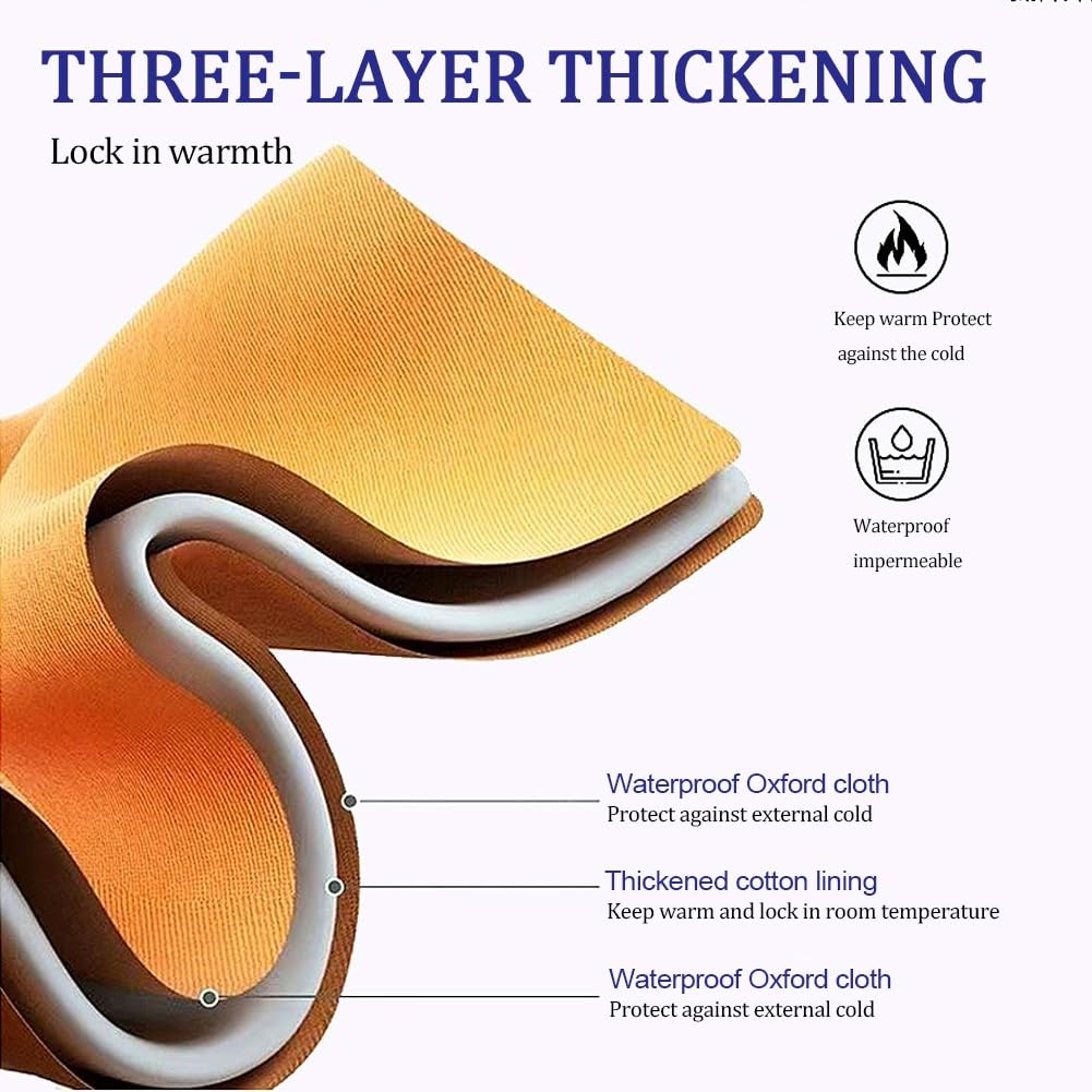 Copertura magnetica termica per porta, isolamento termico in materiale Oxford resistente alle intemperie per l'inverno, finestra trasparente per tenere fuori l'aria fredda, porta d'ingresso di casa
