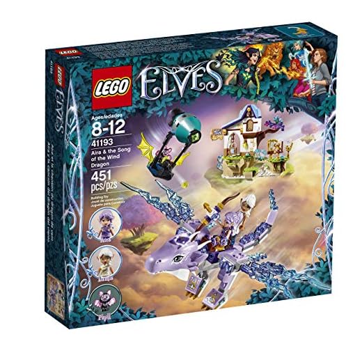 LEGO 6212146 Elves Aira and The Song of The Wind Dragon 41193 Building Kit