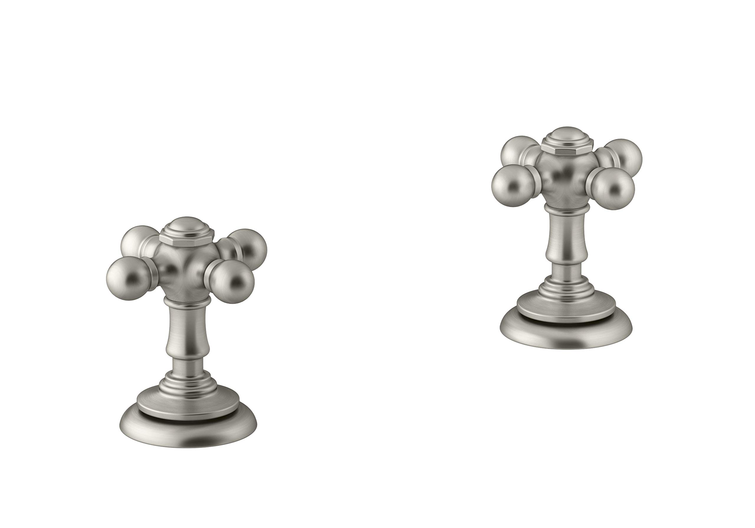 KOHLER 98068-3-BN Artifacts Bathroom Sink Handles, Vibrant Brushed 