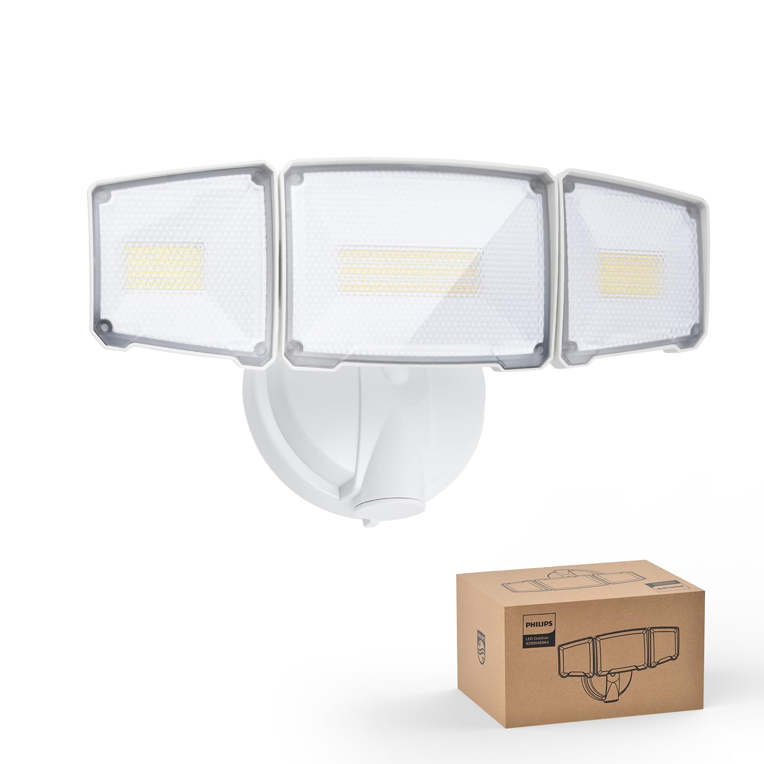 Philips 72W 7400LM LED Flood Lights Outdoor, Switch Controlled