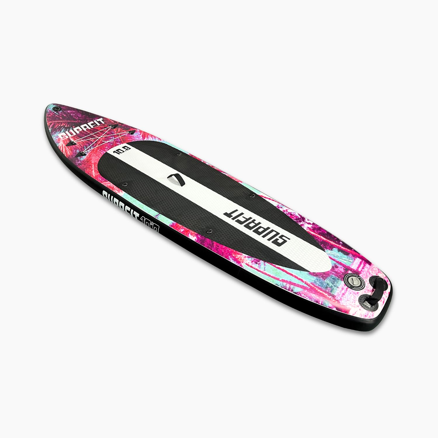 Suprfit Aufblasbares Stand-Up Paddleboard Miami Mint, 330 × 79 × 15 cm, bis 140 kg, inkl. Paddel, Pumpe und Tasche