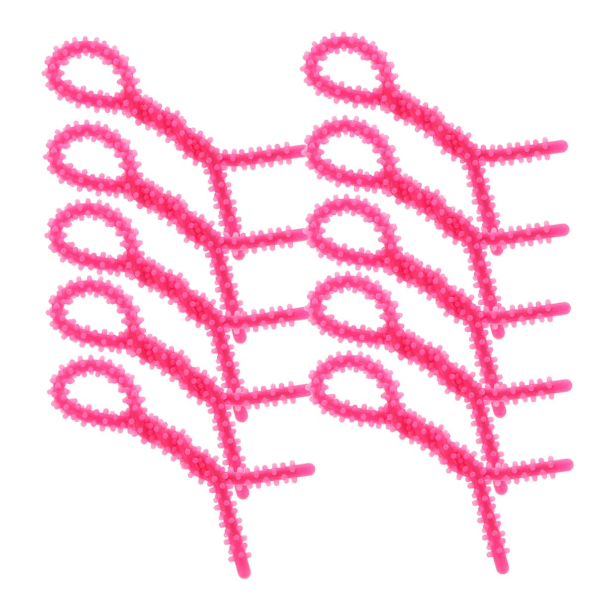 Ipetboom Spiral Hair Perm Rods 20pcs Women Hair Rollers Silicone Curlers Easy to Use