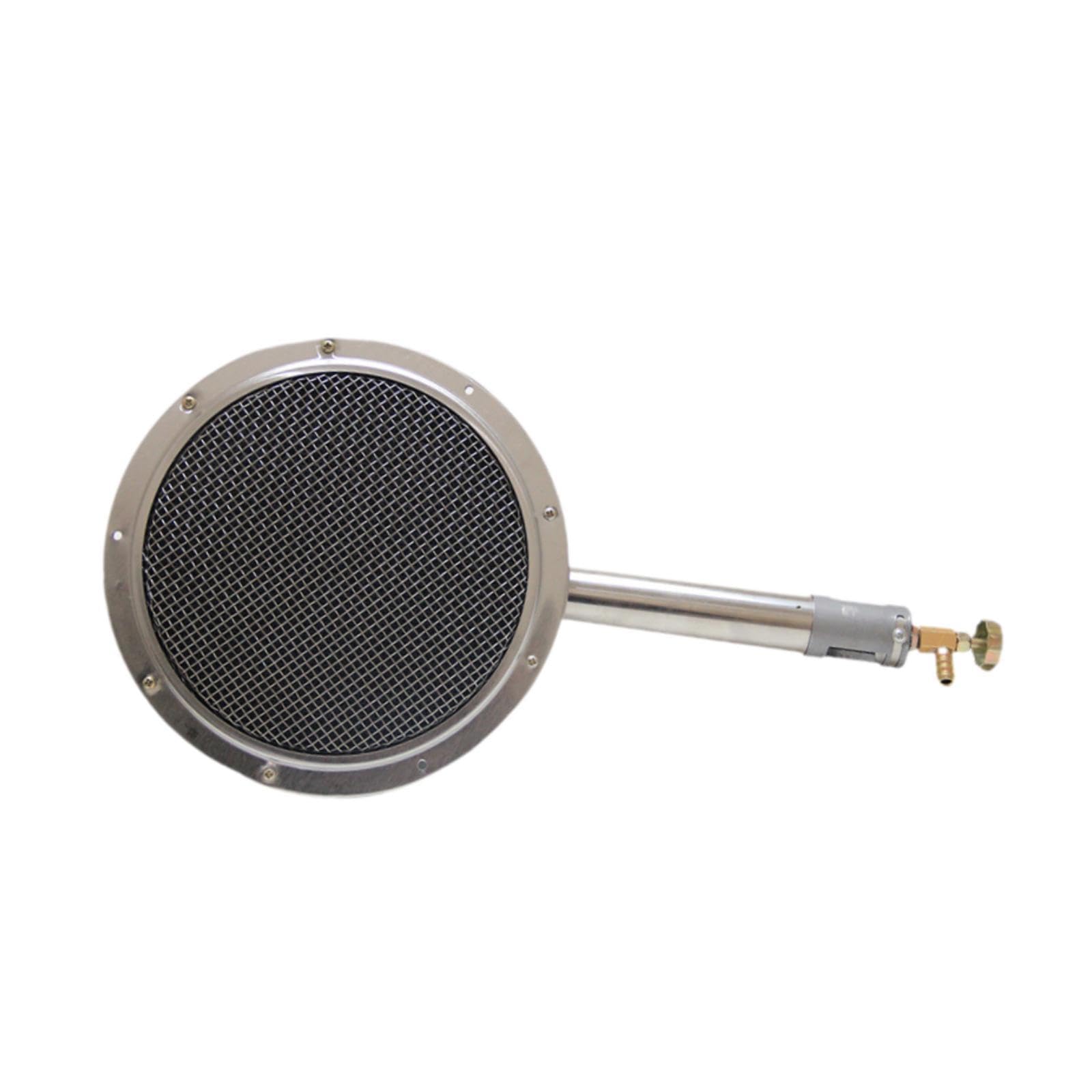 F Fityle Bruciatore a infrarossi per Barbecue Bruciatore per rosolatura Facile da Usare Accessori Rotondi Attrezzatura per Riscaldamento in Metallo Bruciatore
