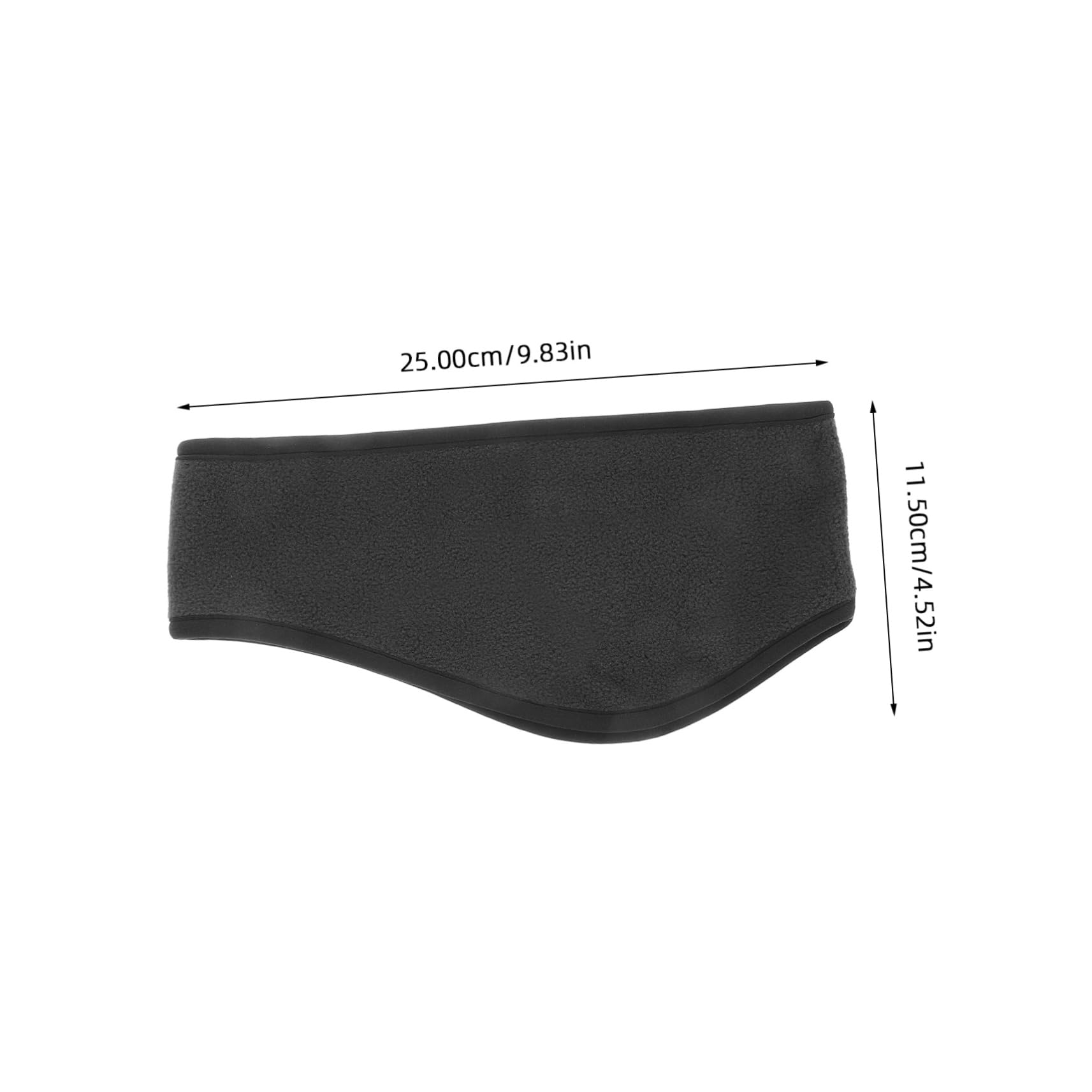 SHERCHPRY Soundproof Fleece Ear Warmers Headband Winter Running Headband for Women Men Comfortable Outdoor Sports Ear Muffs