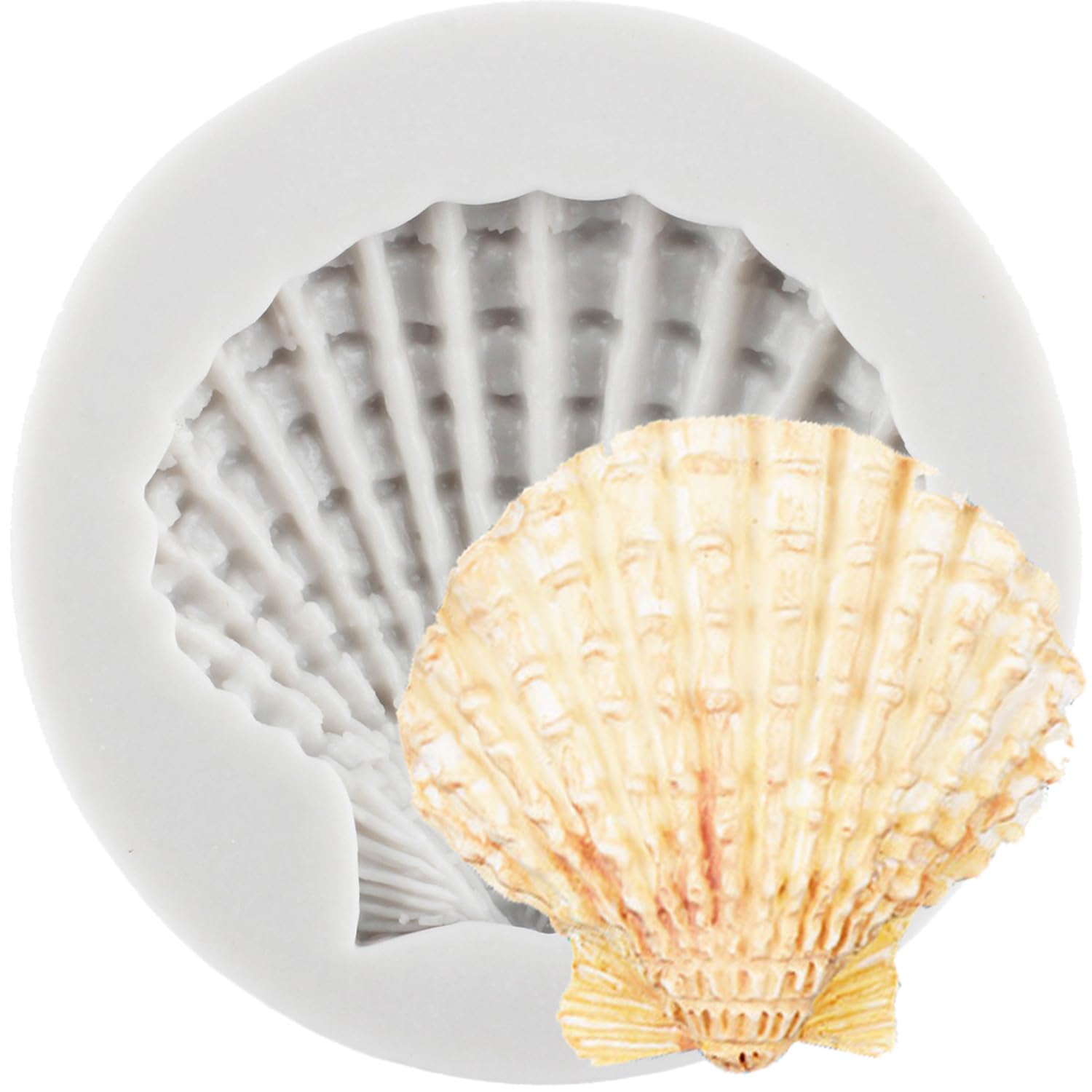 3 Moules à Chocolat Silicone Thème Marin - Coquillages, Étoiles De Mer Pour Pâtisserie Et DIY