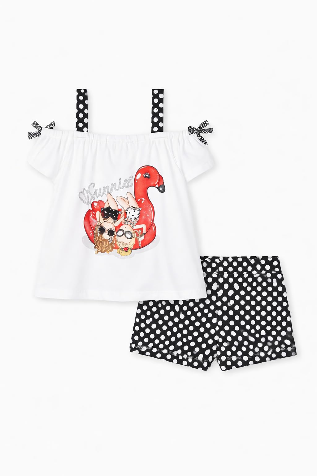 Generico Mayoral Completo Estivo Bambina – Set Due Pezzi con Top e Pantaloncini – Outfit Primavera Estate