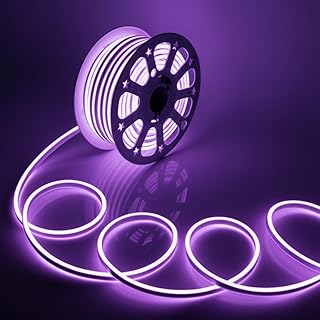 KAVORA 16.4 Feet LED Neon Strip Lights, with 12V Adapter, Waterproof IP65, Silicone Flexible Rope Light for Home Décor | L Price In India