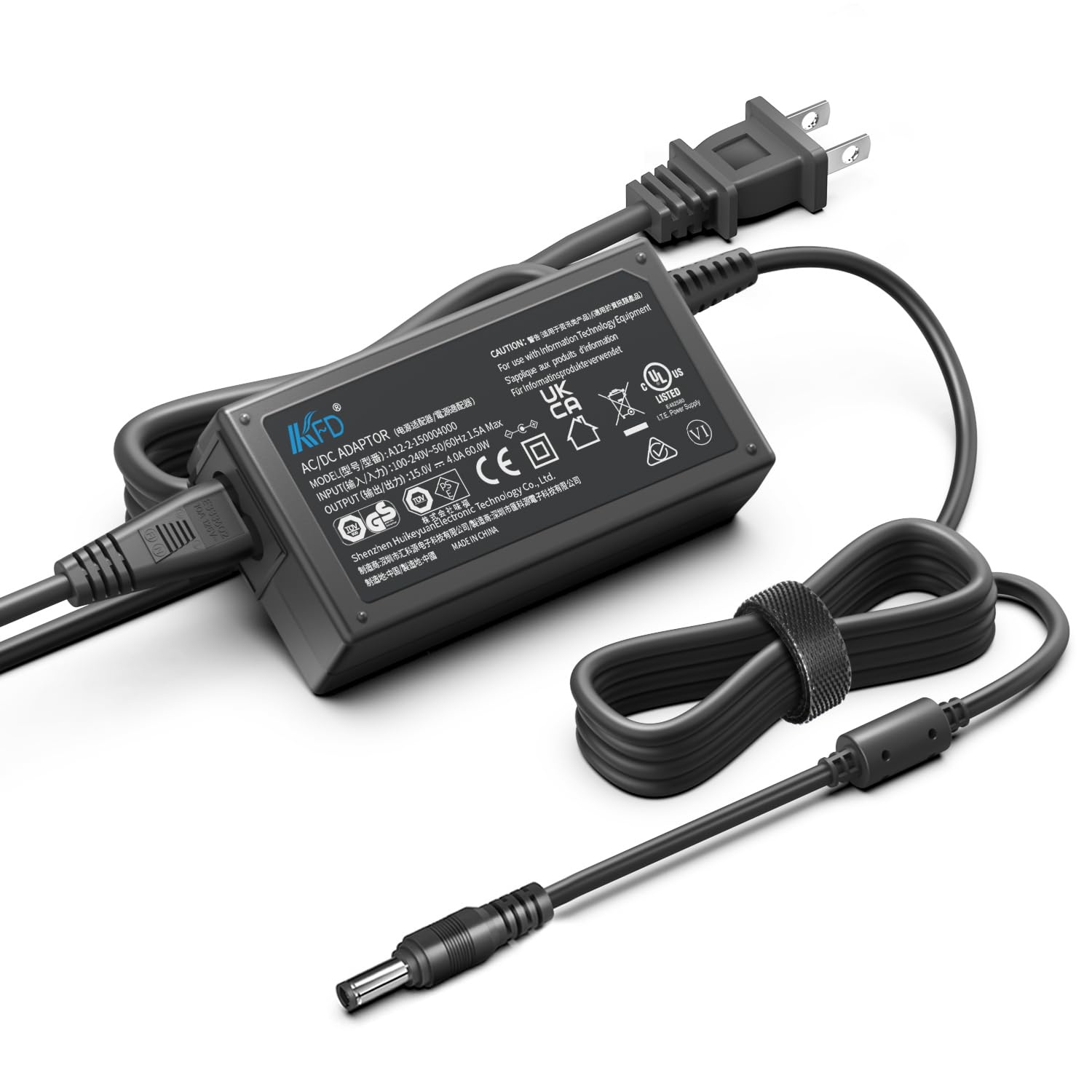 KFD DC 15V 1,8A Caricatore Alimentatore Per Marshall Stockwell Altoparlante Bluetooth Portatile 4091451 04091451 E Advent AW870 ADV-W801 ADVW801 Adattatore Caricabatteri - 5