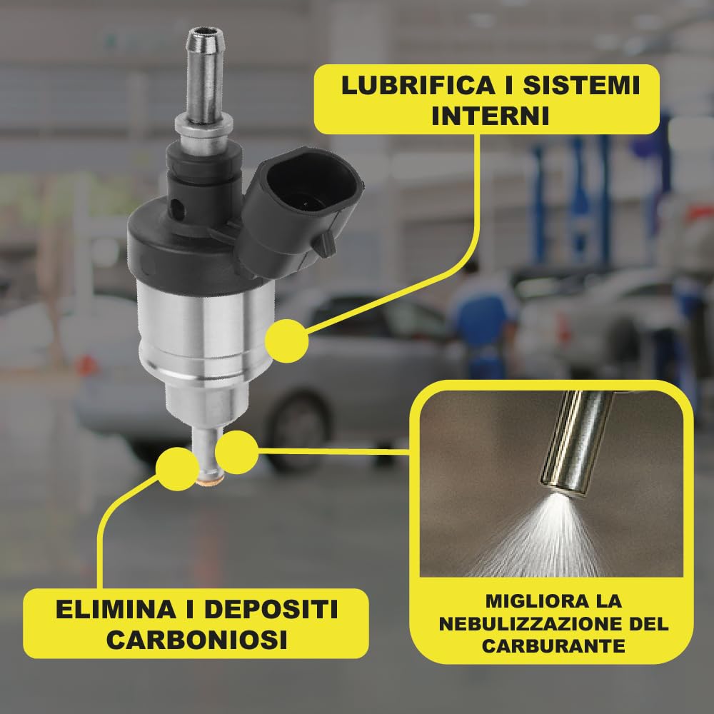 ENJOY TECH System Cleaner Benzina 300 ml | Additivo per Motori Benzina | Pulisce Iniettori, Riduce Consumi e Fumosità e Migliora Avviamento e Prestazioni | Made in Italy
