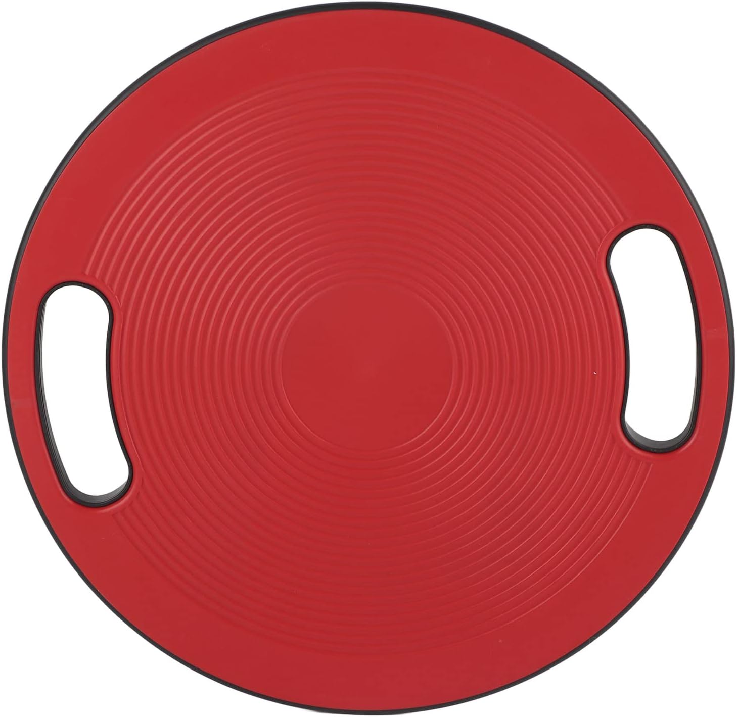 Wobble Balance Board Round Fitness Physio Training Equipment with Handles for Yoga Rehabilitation Exercise Therapy Plastic 40cm 10cm Red Blue