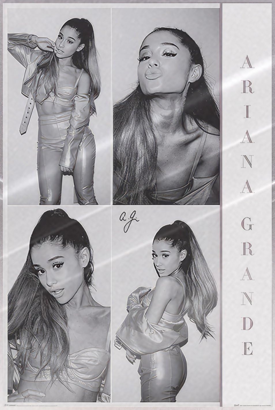 Amazon.com: Ariana Grande - Music Personality Poster (B&W Photo