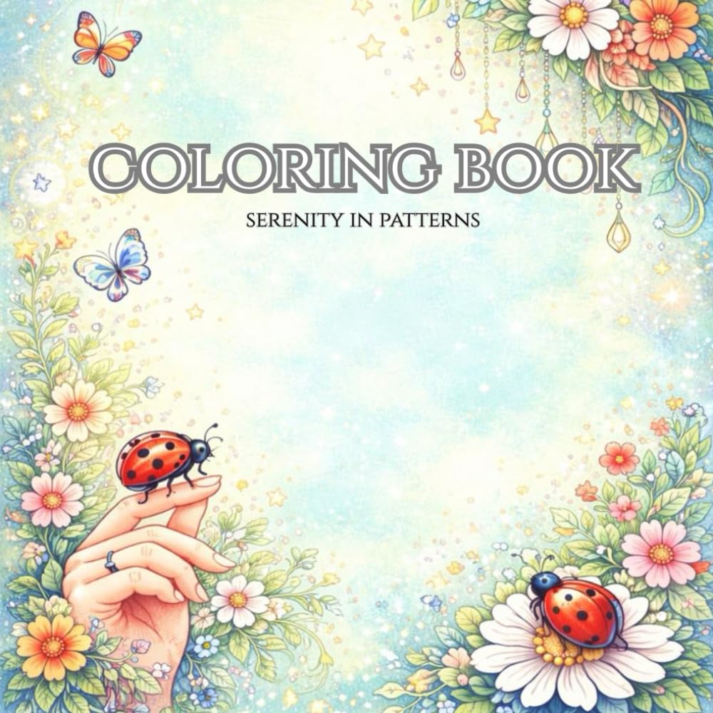 Serenity in Patterns: Adult Coloring Book: A Journey of Creativity and Inner Calm