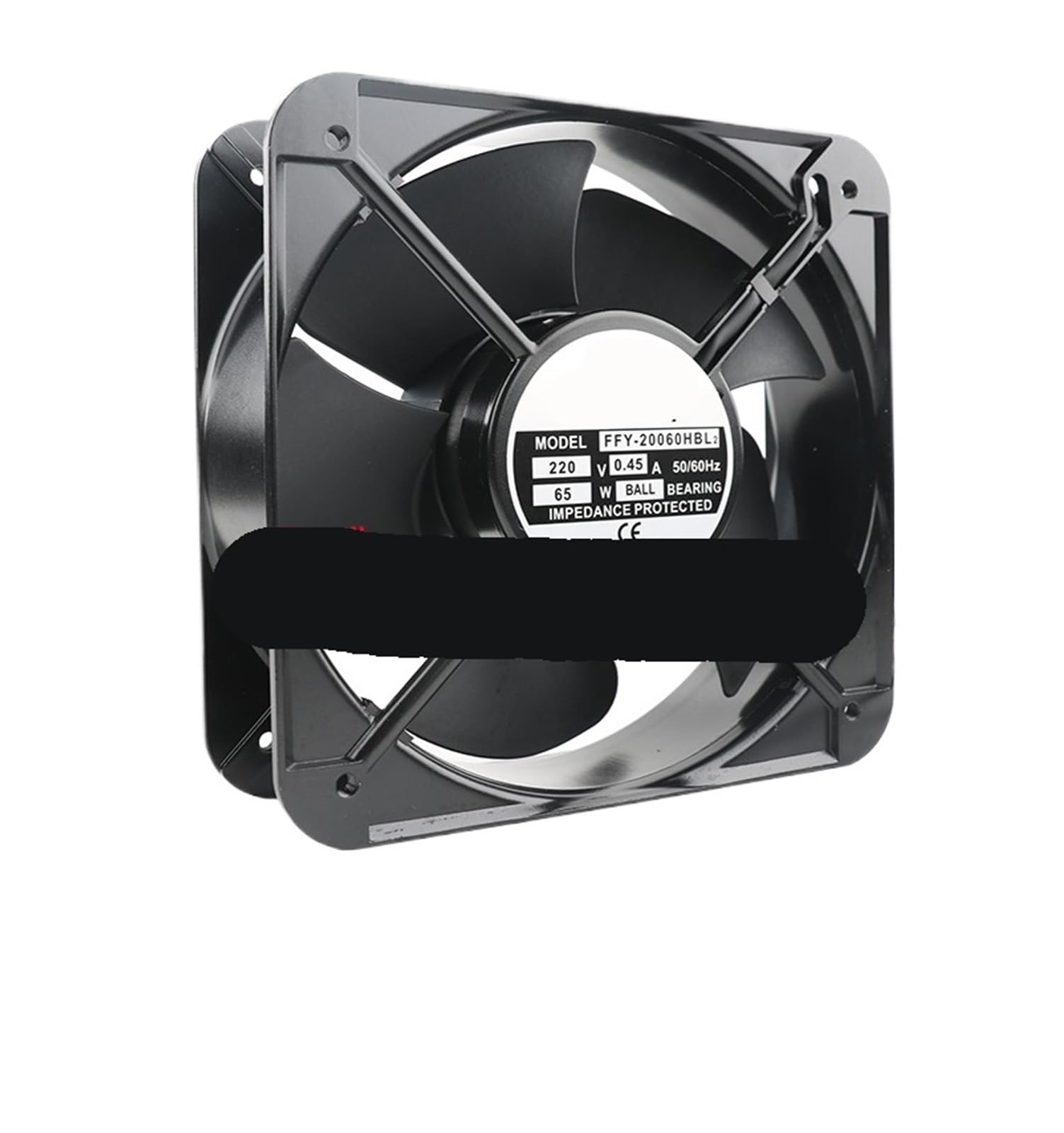Ventilador de refrigeración HC12038HBL de 220V sin RGB para equipos y armarios