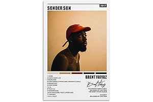 Brent Faiyaz Retro Wall Art Poster