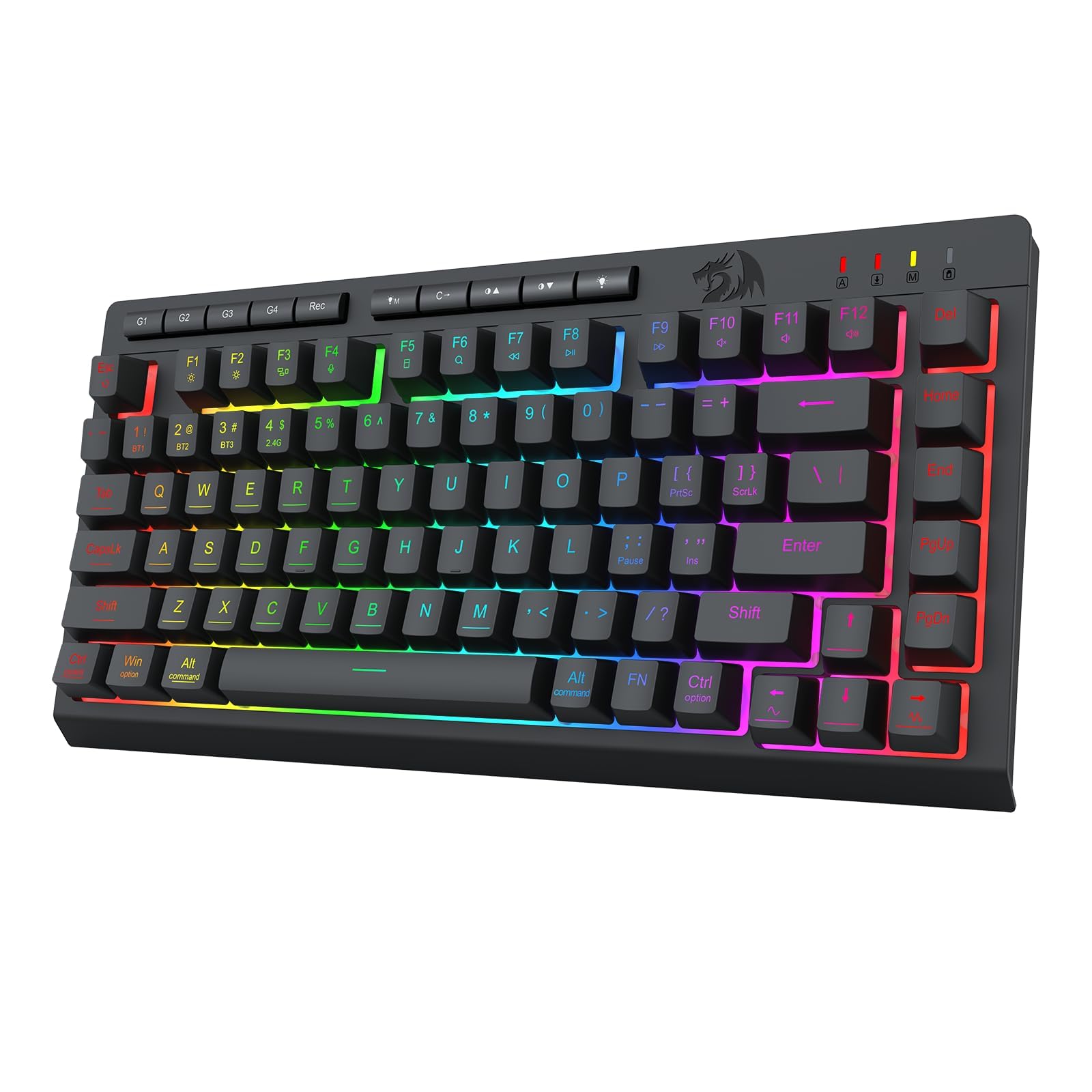 Amazon | Redragon K524 無線 ゲーミングキーボード 75% テンキーレス