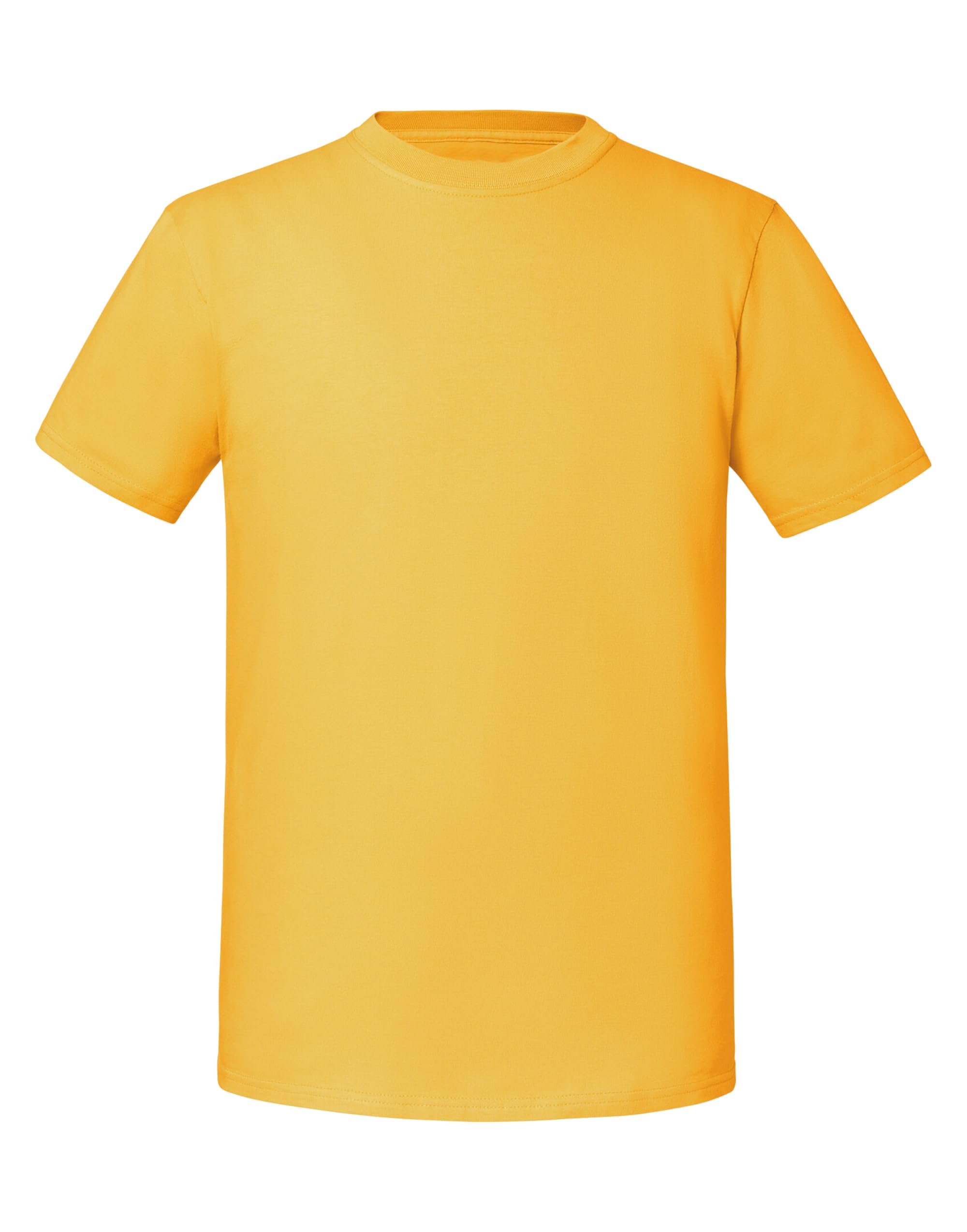 Coozo Men's Sunflower Classic Blank Ringspun Premium Crew Neck Short Sleeve T-Shirt - 2XL