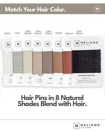 Miniatura 3 de Heliums Alfileres ondulados extra largos blancos, pasadores de pelo de 2.5 pulgadas, 24 unidades