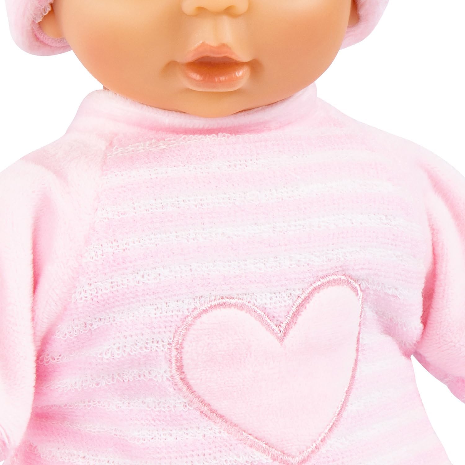 Bayer Design My First Baby Soft Doll - 11 inch Toddler Doll with Realistic Sleeping Eyes, Pink Outfit