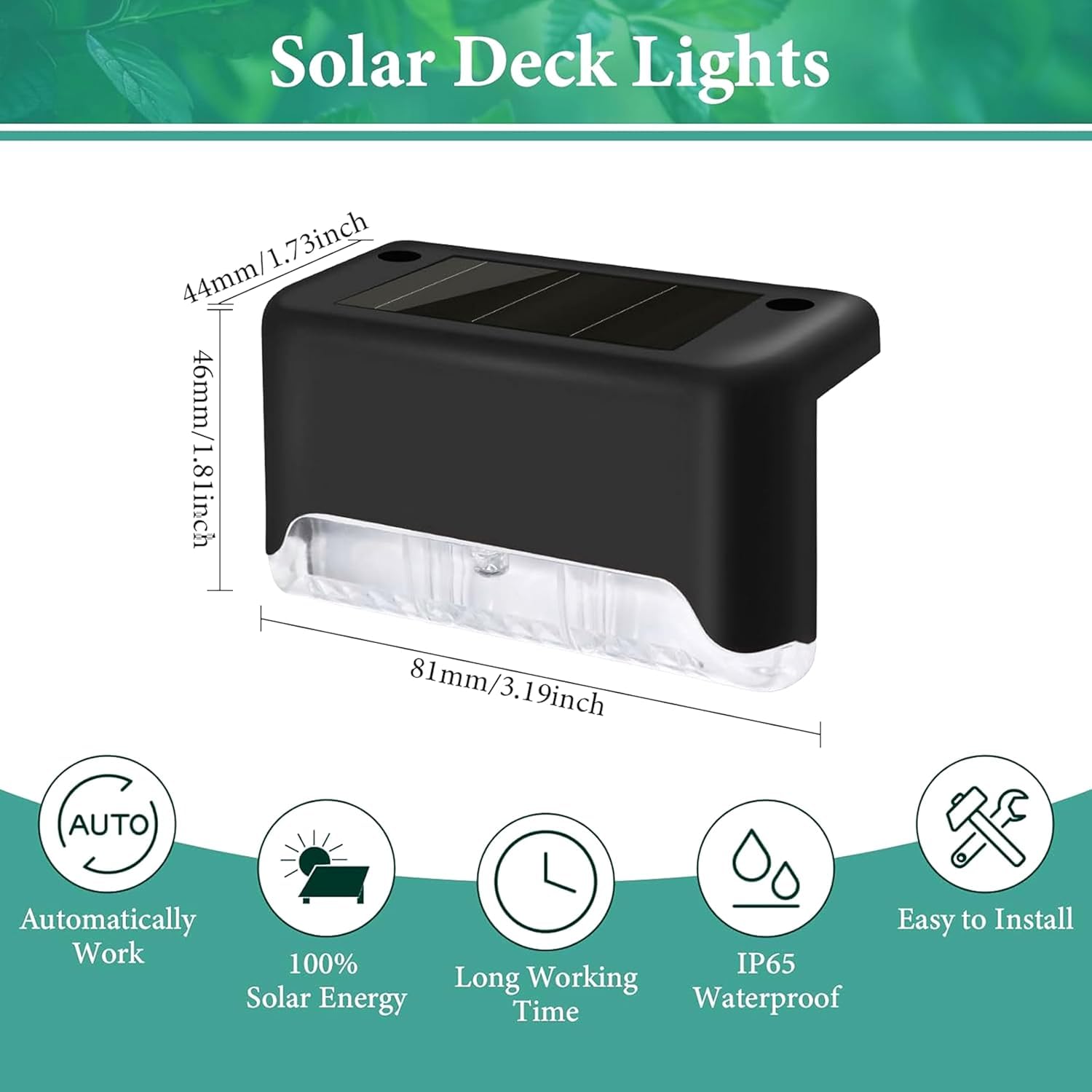 Solar Stair Lights - Outdoor Waterproof LED -8