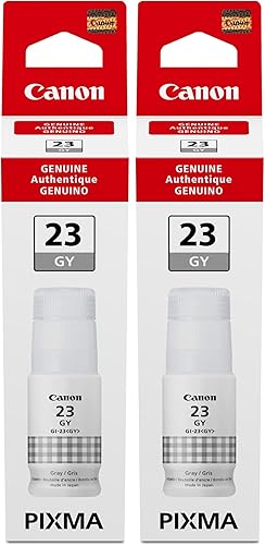 Miniatura 7 de Botella de tinta negra genuina Canon GI-23, compatible con impresoras Megatank G620