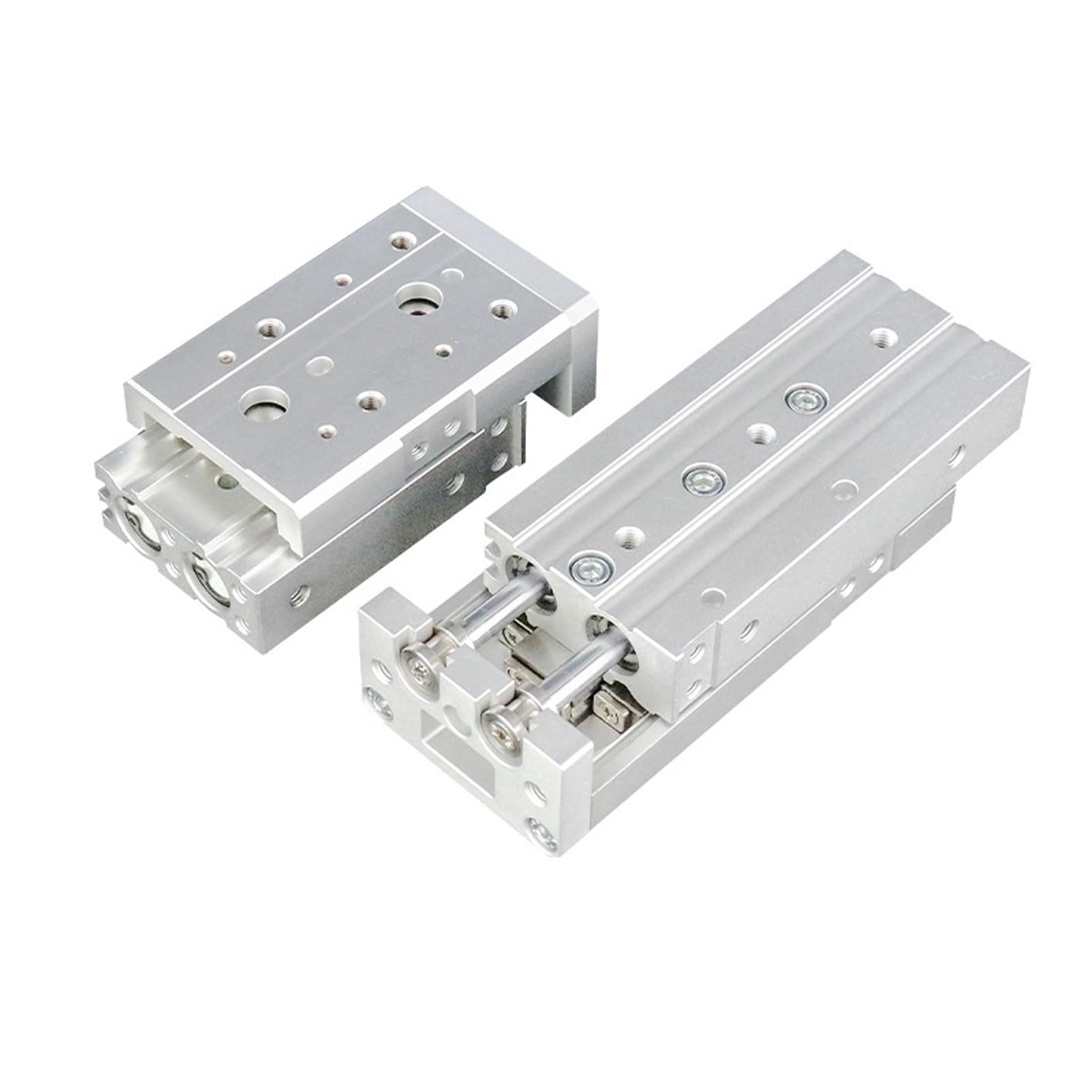 Bombola pneumatica MXS6-10 MXS6-20 MXS6-30 MXS6-40 MXS6-50 MXS8-10 MXS8-20 MXS8-30 MXS8-40 MXS8-50 MXS8-75 Cilindro pneumatico di scorrimento su rotaia A AS (Color : MXS8-10)