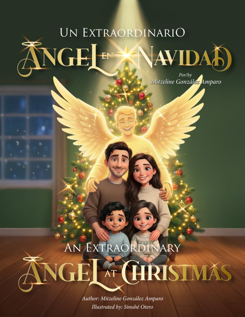 Un extraordinario angel en Navidad: El día que un regalo del cielo, bajó con un eterno árbol de Navidad
