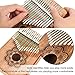 Kithouse Kalimba Thumb Piano 17 Keys Set with Mandala Pattern, Wooden Mbira Finger Piano Gifts African Music Instrument for Kids and Adults Beginners - Include Kalimba Case, Music Book, Tuning Hammer