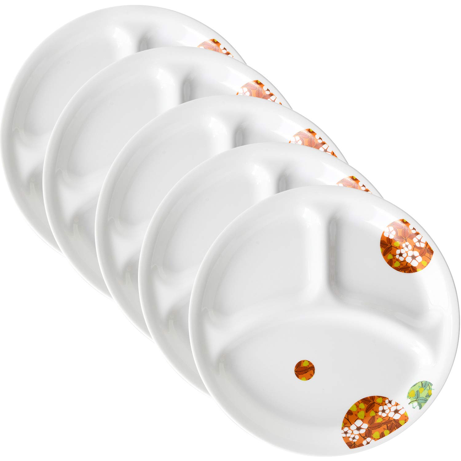 Amazon.co.jp: コレール ランチ皿 大サイズ 5枚セット 皿 プレート