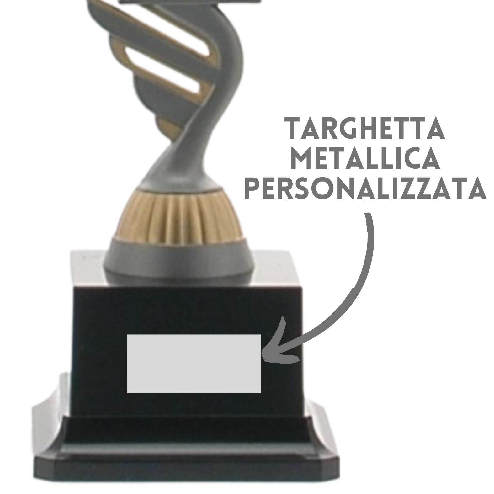 Tris di Premiazioni Personalizzate Coppe e Trofei Sportivi con Targhetta Inclusa Premio per Tutti Gli Sport e Riconoscimento o Fantacalcio ed Eventi Sportivi