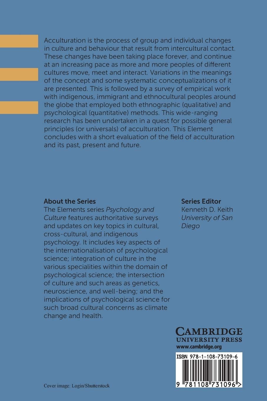 Acculturation: Psychology and Culture: A Personal Journey across Cultures