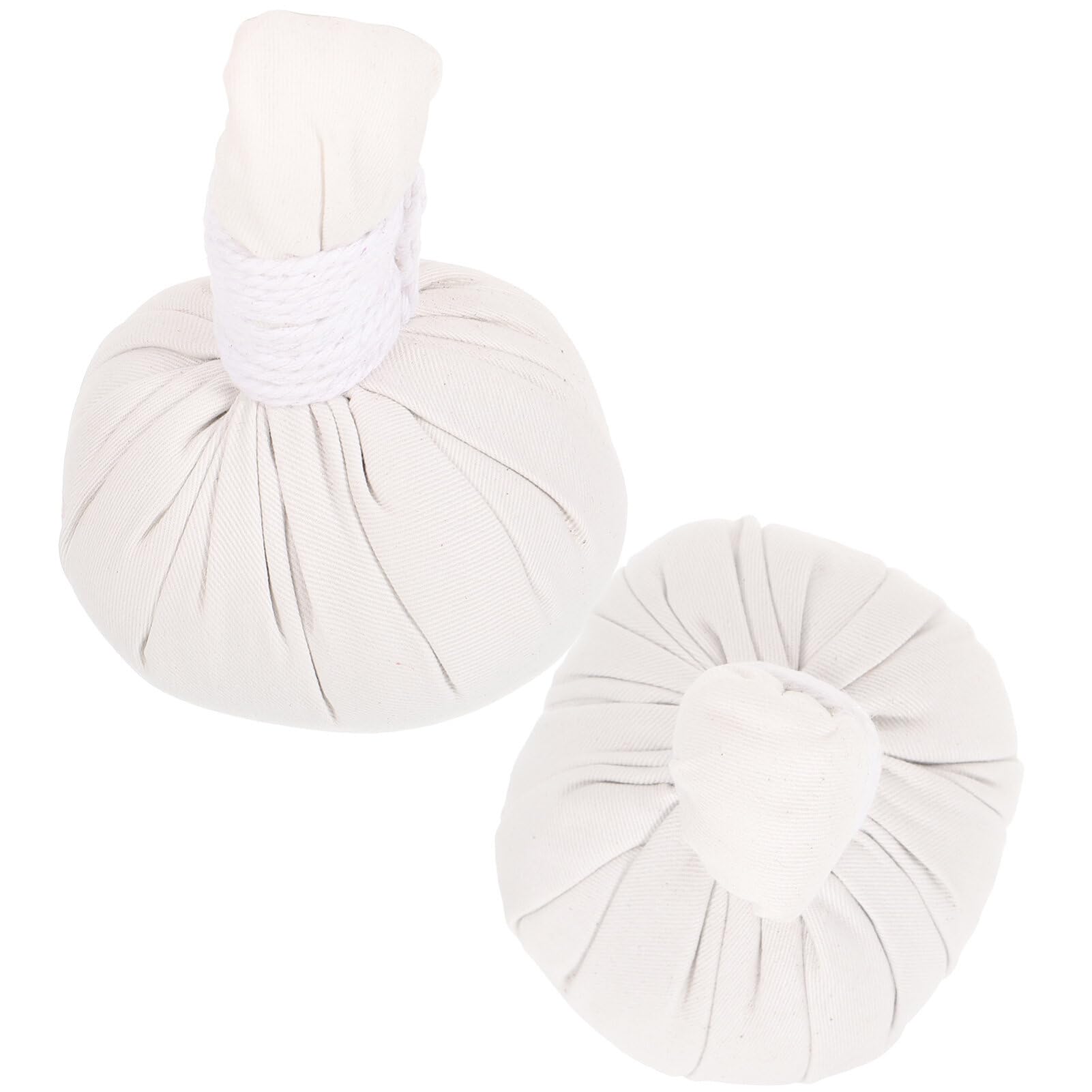 SEWACC Lot de 2 balles de massage thaïlandaises à base de plantes, Spa Thaïlandais Massage Aux Compresse Boule Sacs Chauffants et aromatique pour spa et détente à domicile