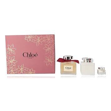 Chloe Signature Eau De Parfum Intense Gift Set EDP 3.3 fl. oz + Body Lotion 3.3 fl. oz + EDP Mini 0.16 fl. oz