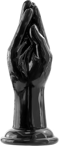Consoladores de mano realistas tapones enormes de 99 pulgadas con ventosa masaje de próstata suave para hombres mujeres color negro