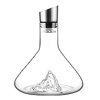 Decanter di vino,caraffa di vino rosso,vetro di cristallo senza piombo soffiato a