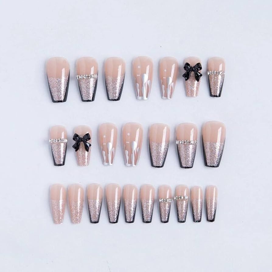 Amazon.co.jp: TRMF 3Dネイルチップ ネイルアート 24枚セット 可愛い