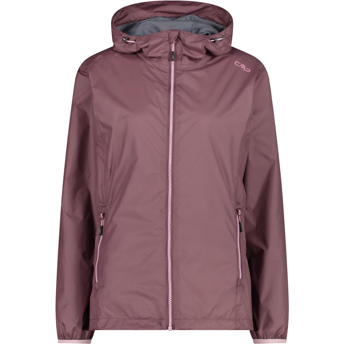 CMP - Chaqueta de mujer con capucha para lluvia, Ciruela, XS