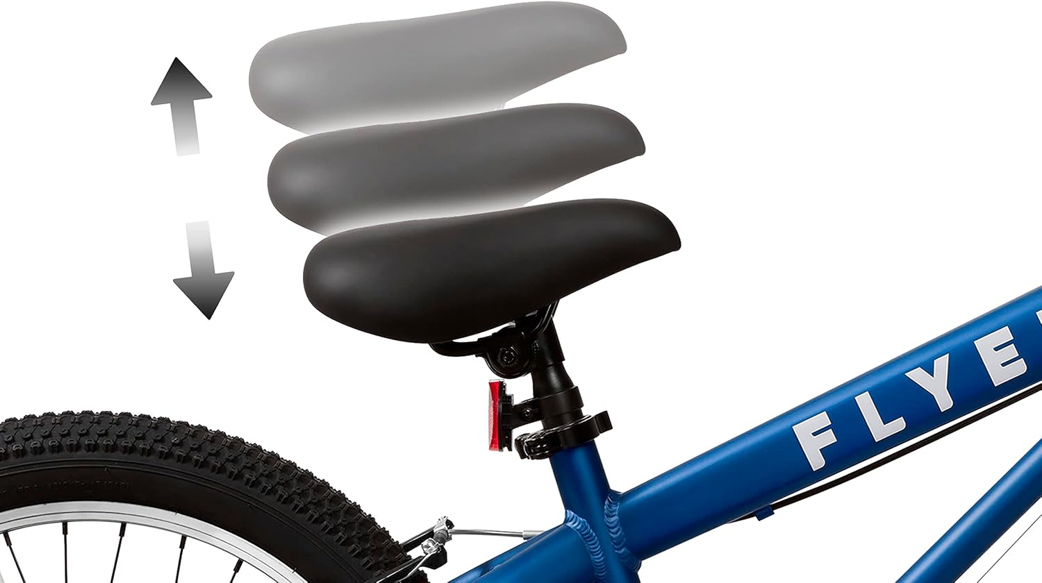 Flyer(TM) 20" Kids' Bike, Blue Toddler and Kids Bike, 20 Inch Wheels, Boys and Girls Ages 6-8 Years Old, Multiple Color Options